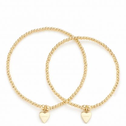 LEONARDO SET/2 ARMBÄNDER AMORE GOLD MUTTER/TOCHTER