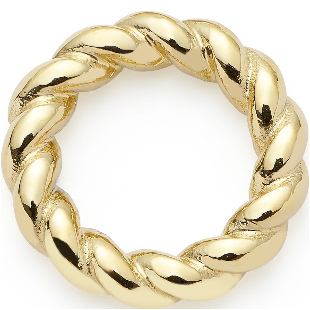 Leonardo Edelstahlring gold Liesel C&M