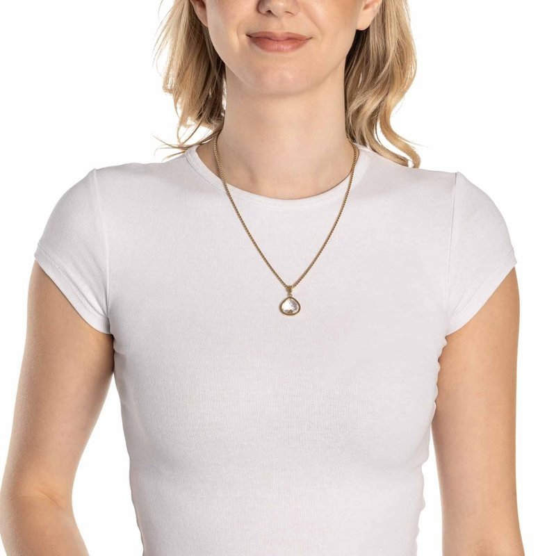 Leonardo Anhänger gold Juv. white C&M – Bild 2