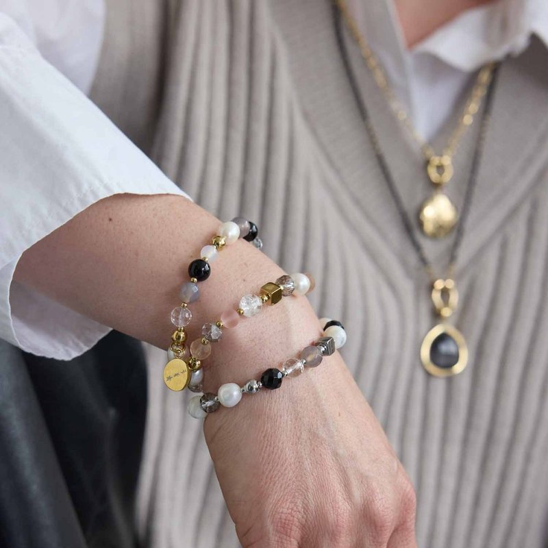 Leonardo Armband gold/grau Hope – Bild 3