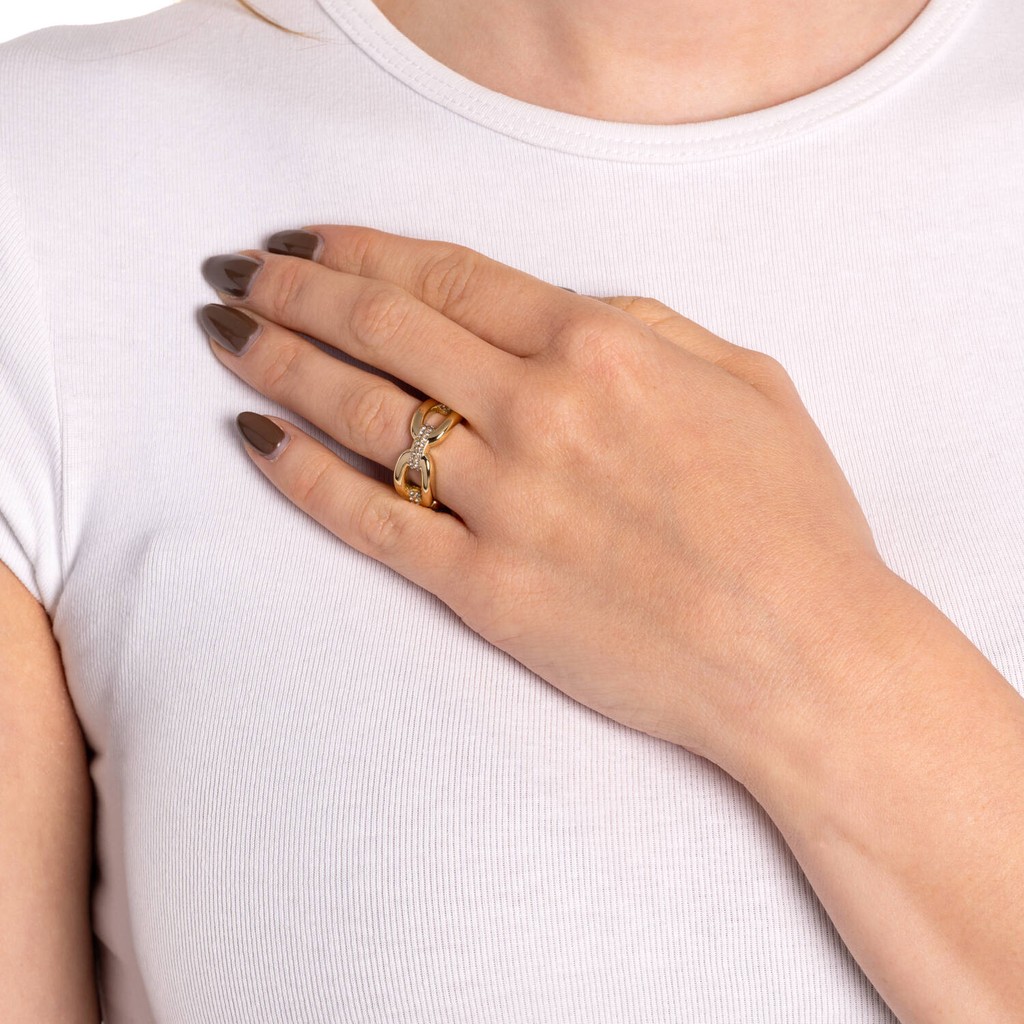 Leonardo Ring 19 gold Belle – Bild 3