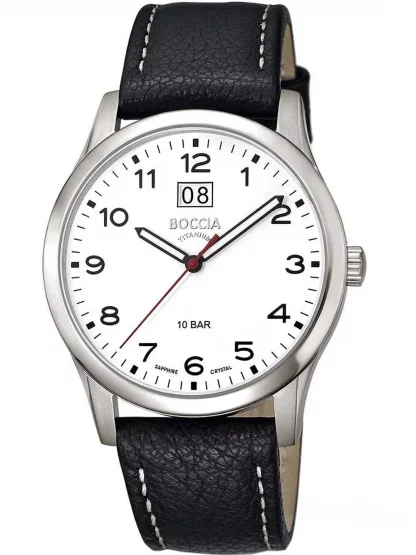 Boccia Herrenuhr mit Großdatum