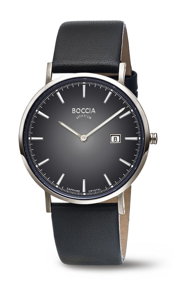 Boccia Herrrenuhr mit Saphirglas