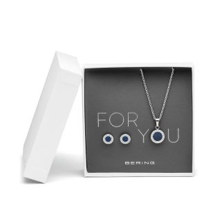 Bering Set Ohrringe und Kette mit Anhänger