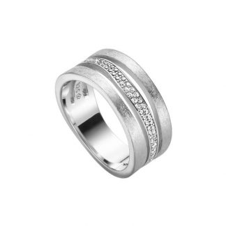 Viventy Damenring mit 47 Zirkonia