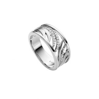 Viventy Damenring mit 34 Zirkonia