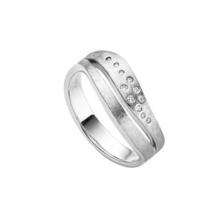 Viventy Damenring mit 11 Zirkonia