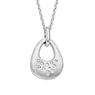 Viventy Anhänger mit Kette mit 11 Zirkonia