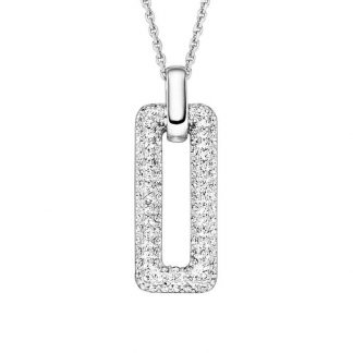 Viventy Anhänger mit Kette mit 108 Zirkonia