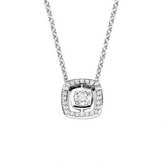 Viventy Anhänger mit Kette mit 25 Zirkonia