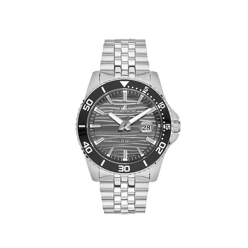 Adora Nautic Herrenuhr stahlfarben