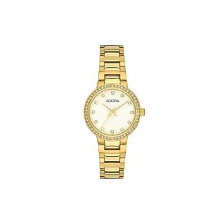 Adora Trends Damenuhr IP goldfarben
